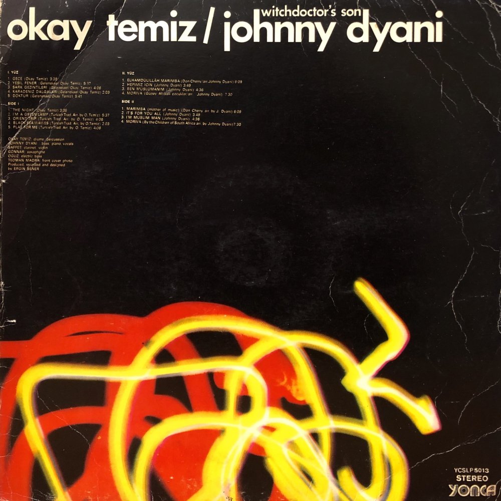 Okay Temiz - Witchdoctor's Son　レコード　レア Okay Temiz / Johnny Dyani 